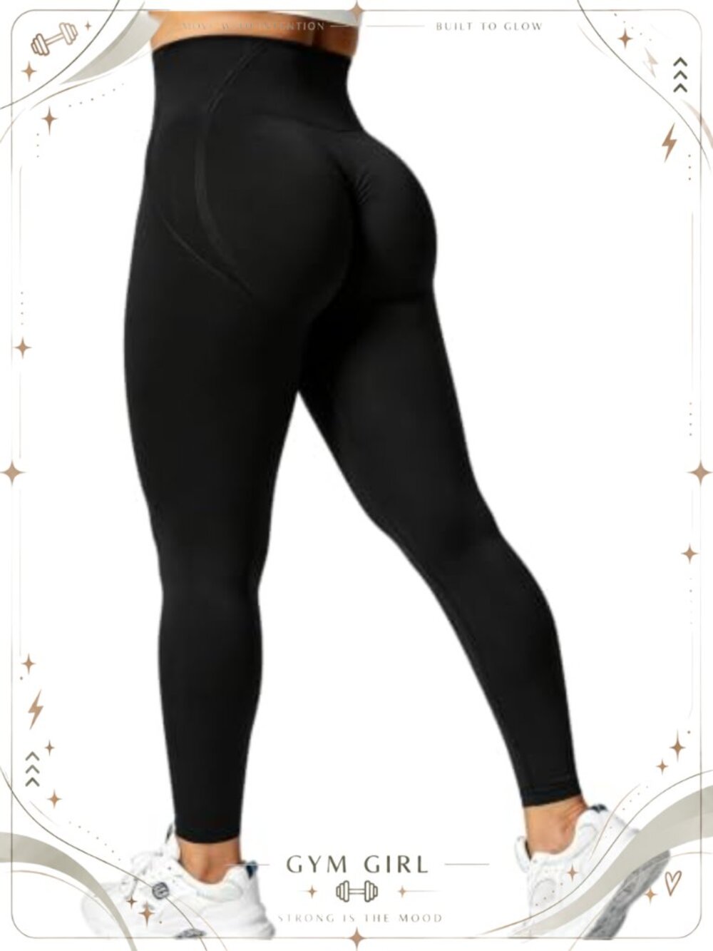 High Waisted Seamless Leggings Tummy Control Butt Lifting Yoga Pants